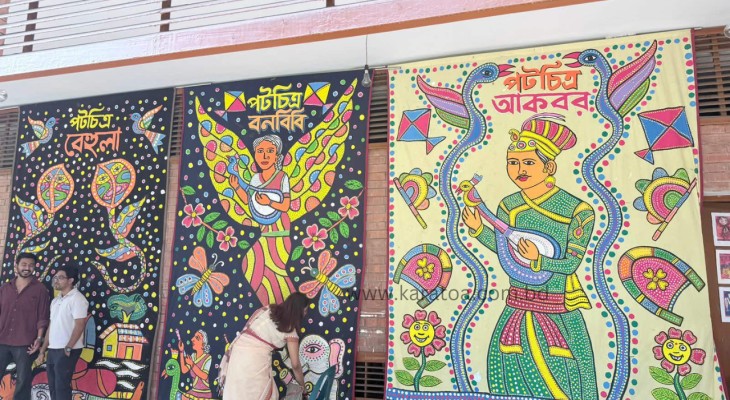 ঢাকা বিশ্ববিদ্যালয়ের চারুকলায় নববর্ষের ধুম প্রস্তুতি